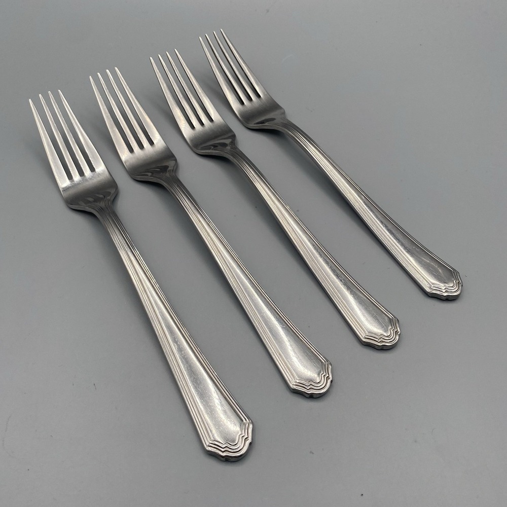 Lenox‎ ARCHWAY Dinner Forks 4pcs Stainless Flatware Replacement 18/10